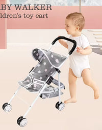 Pretend Play Decent Baby Doll Stroller For Kids
