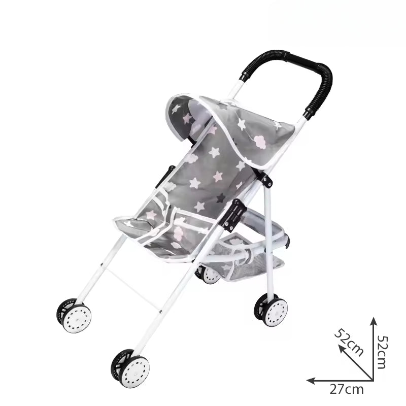 Pretend Play Decent Baby Doll Stroller For Kids