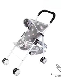 Pretend Play Decent Baby Doll Stroller For Kids
