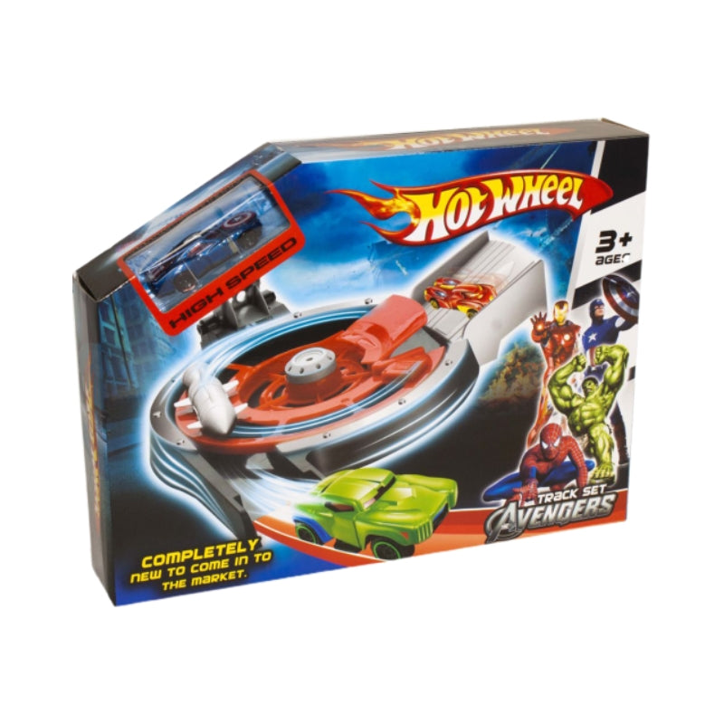 Hot Wheels Avengers Cars Track Set For Kids