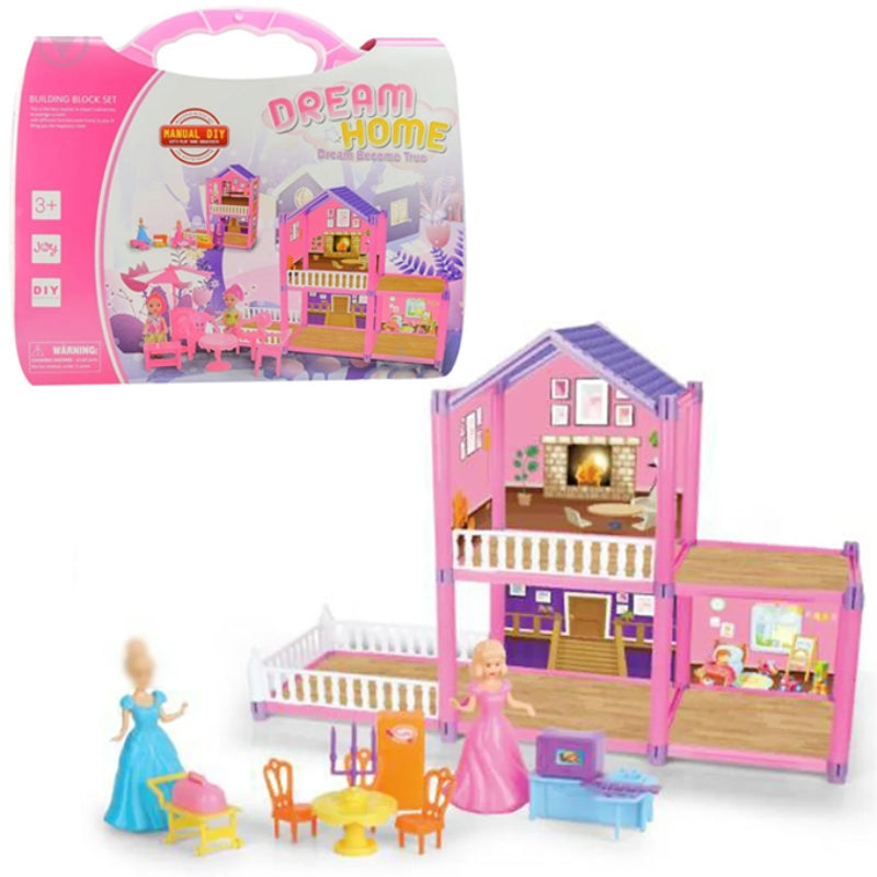 Dream House Building Blocks Toy Set For Kids