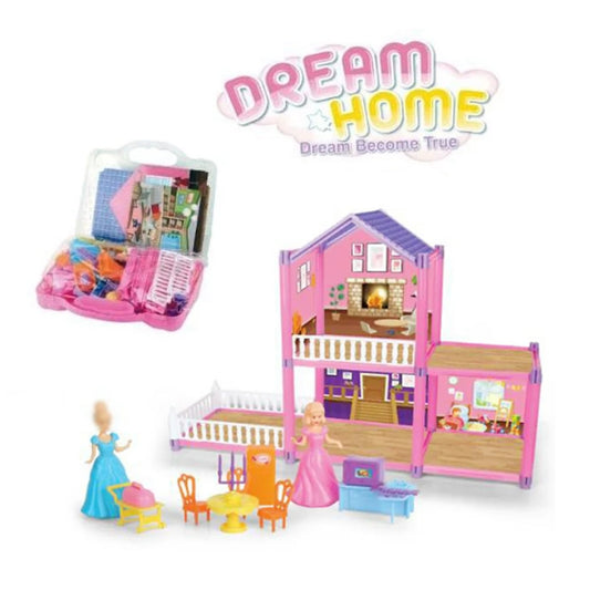 Dream House Building Blocks Toy Set For Kids