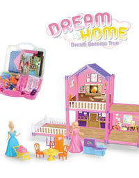 Dream House Building Blocks Toy Set For Kids
