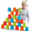 3 In 1 Quick Stacking Building Cup Playset For Kids - 30 Pcs