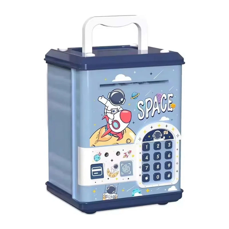 Space Money Saving Locker Piggy Bank For Kids