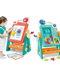 2 In 1 Brick Game Painting Table For Kids
