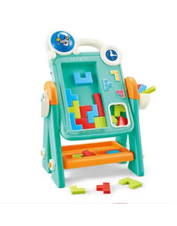 2 In 1 Brick Game Painting Table For Kids
