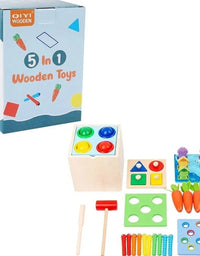 5 In 1 Early Education Building Toy Set For Kids
