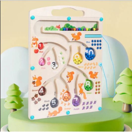 Early Education Magnetic Digital Maze Toy For Kids