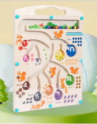 Early Education Magnetic Digital Maze Toy For Kids
