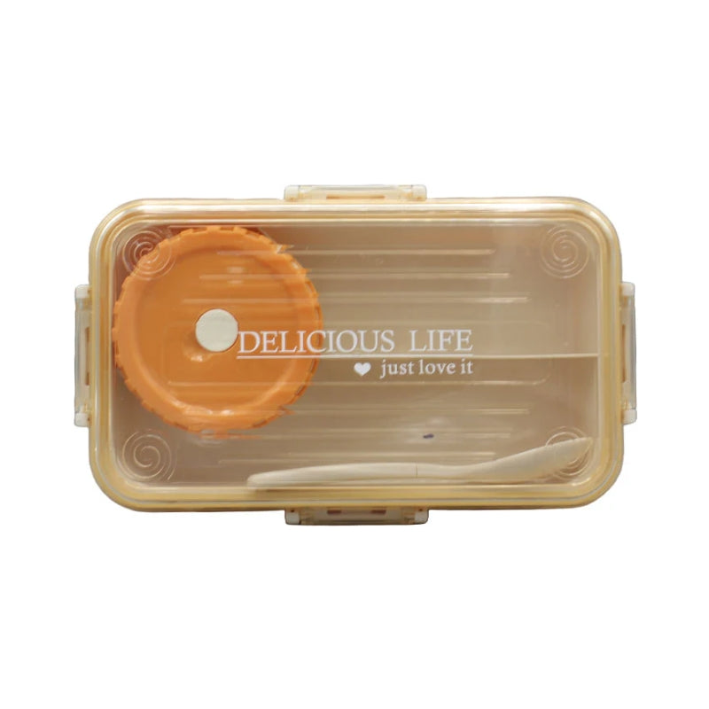 Delicious Life 3 Compartments Leak Proof Lunch Box (7093)