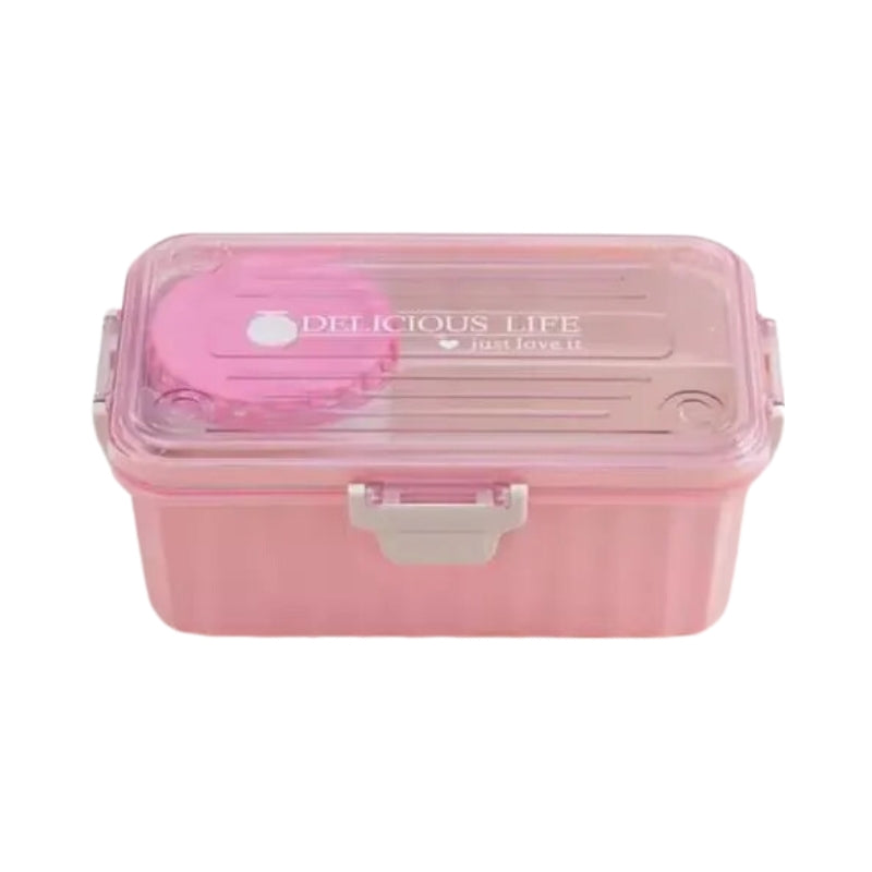 Delicious Life 3 Compartments Leak Proof Lunch Box (7093)