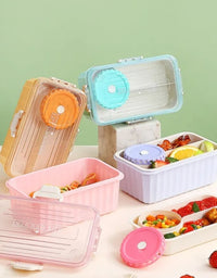 Delicious Life 3 Compartments Leak Proof Lunch Box (7093)
