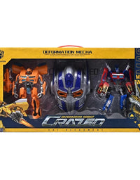 Transformer Robot With Mask Playset  For Kids
