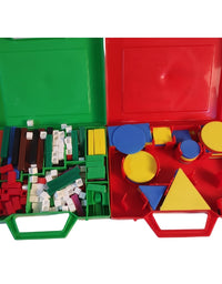 CWR Coloured Numbers Set & Logical Blocks Set Toy Pack Of 2 Premium Pre-loved
