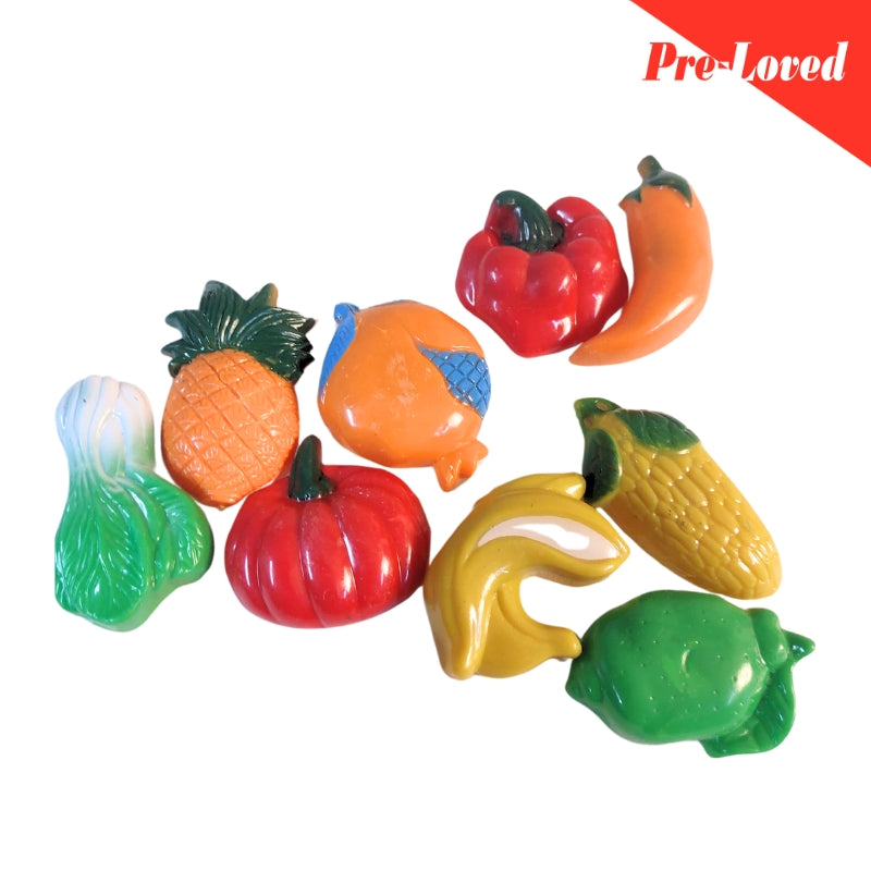 Magnetic Vegetable Toys Pack Of 9 Premium Pre-loved