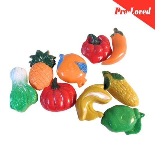 Magnetic Vegetable Toys Pack Of 9 Premium Pre-loved