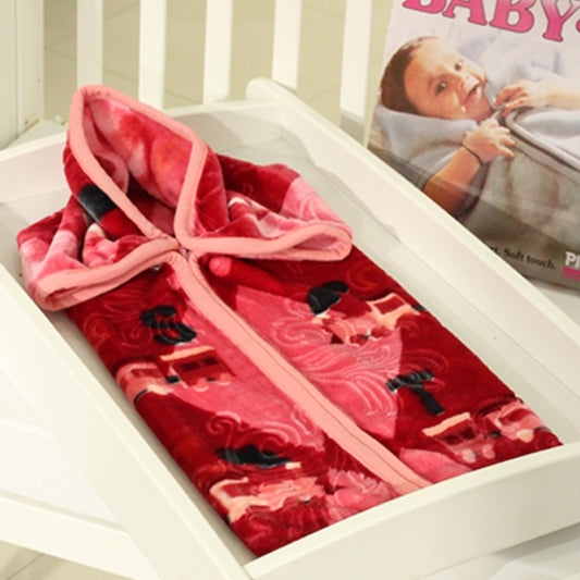 Baby.Luv Extra Cosy Baby Zipper Blanket - Red