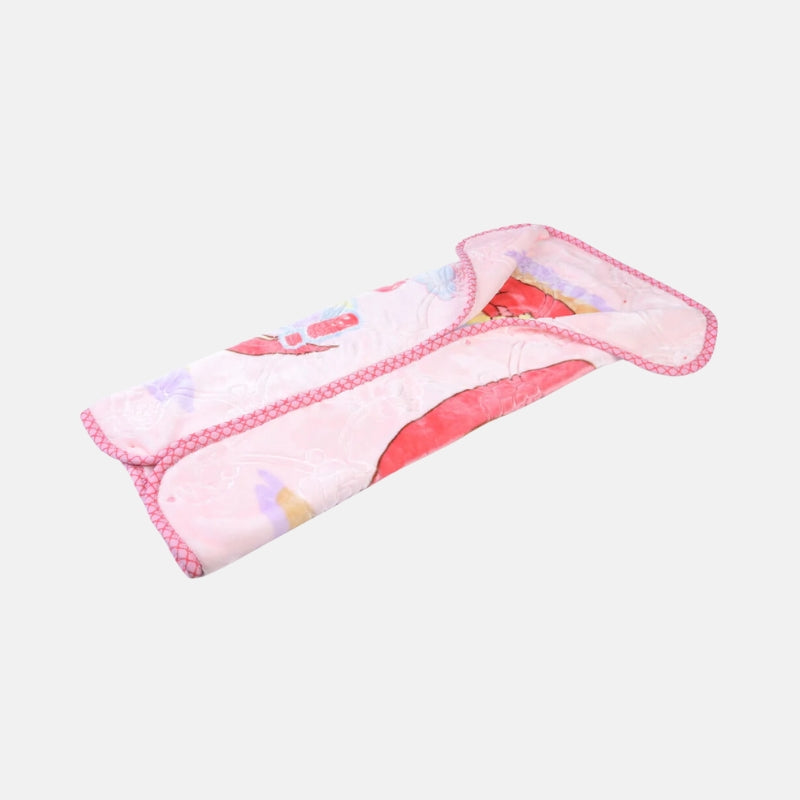 Tiny Tots Silk Soft Cloudy Baby Zipper Blanket (20339) - Pink