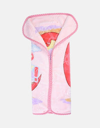 Tiny Tots Silk Soft Cloudy Baby Zipper Blanket (20339) - Pink
