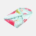 Tiny Tots Silk Soft Cloudy Baby Zipper Blanket - Blue