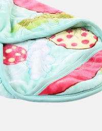 Tiny Tots Silk Soft Cloudy Baby Zipper Blanket (20339) - Blue
