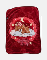 Tiny Tots World Dream Day Baby Blanket (20338) - Red
