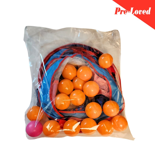 Premium Pre-loved Foldable Basketball With Multiple Balls Toy Set