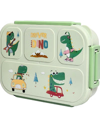 Dino 4 Compartments Lunch Box (HY-009)
