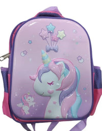 3D (13) Inches School Bag For Girls
