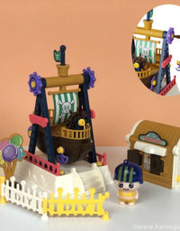 DIY Amusement Park Pirate Ship Toy For Kids
