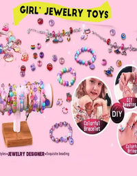 DIY Beaded Necklace, Bracelet & Ring Jewellery Toy Set For Girls
