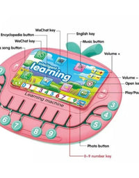 Apple Shaped Intelligent Learning Machine : Parent-Child Interaction Learning Toy For Kids
