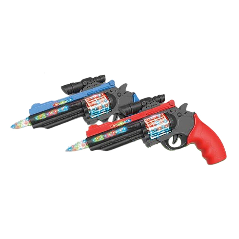 Revolver Shoot Gun Toy With Light & Music For Kids