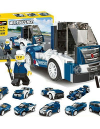 Decool Multificence 10 Different Vehicle Models Building Blocks Set Toy For Kids - 216 Pcs
