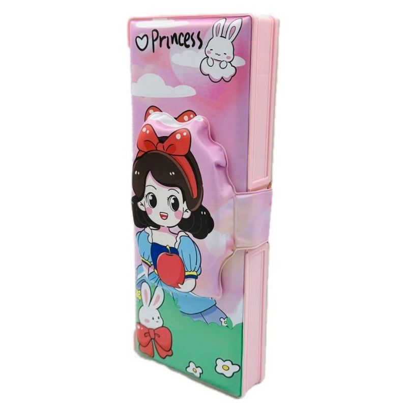 Princess Unique 3D Design Pencil Box For Girls