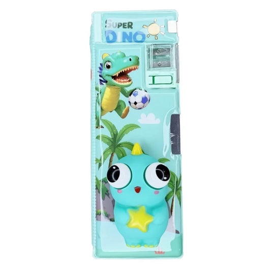 3D Squishy Pop Eye Cartoon Pencil Box For Kids