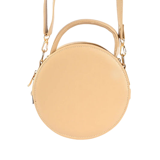 Cute Fancy Handbag For Girls - Beige