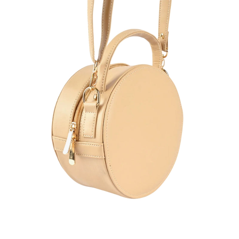 Cute Fancy Handbag For Girls - Beige