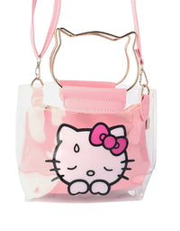 Fancy Hello Kitty Hand Bag For Girls - Pink
