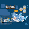 Musical Shark Rotating Toy With Lights For Kids