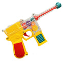 Electric Mauser Transparent Gear Pistol With Light & Music Toy For Kids