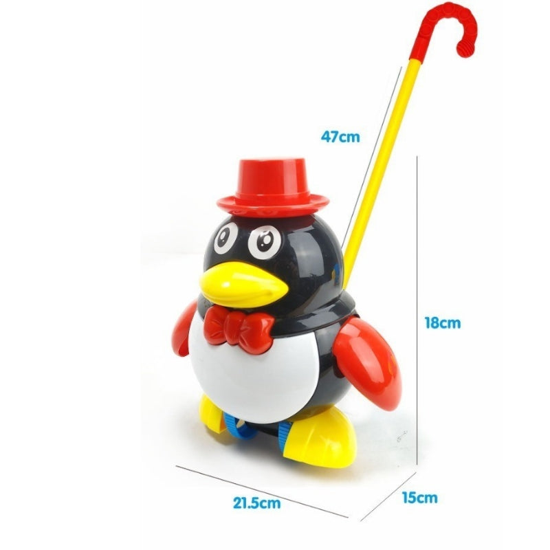 Push N' Pull Along Penguin Toy For Kids