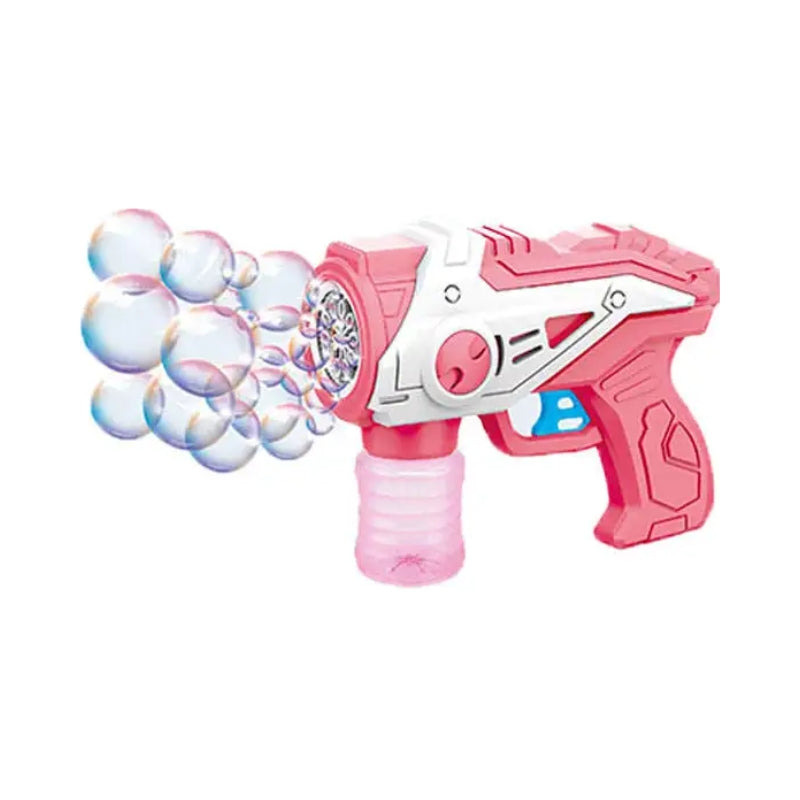 Stylish Electric Bubble Gun Including Two 80ml Bubble Water Bottles Toy For Kids