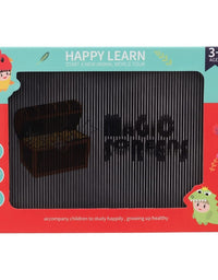 Happy Learn Early Education Toy With Glossy Waterproof Cards For Kids - 17 Pcs
