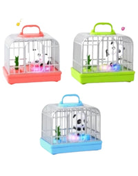 Pretend Play Panda In Cage Toy With Music For Kids - 1 Piece Assorted
