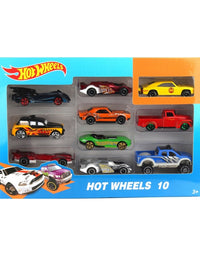 Hot Wheels Metallic Cars - 10 Pcs
