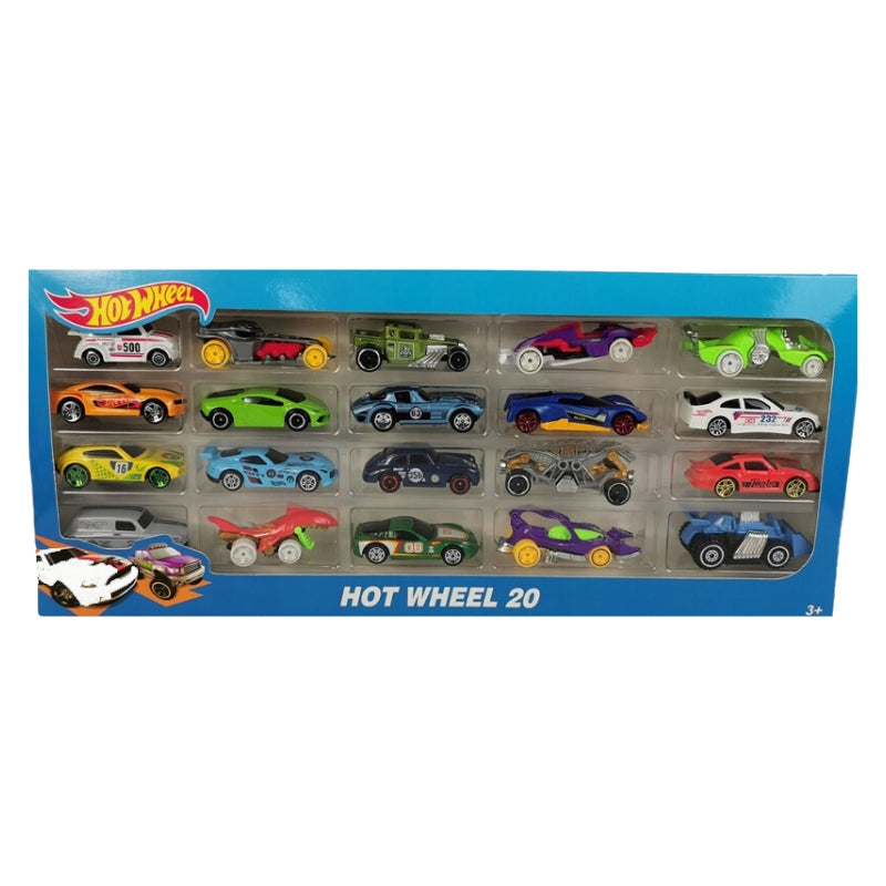 Hot Wheels Metallic Cars - 20 Pcs