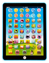 Early Education Touch Screen Tablet With 6 Games, Music, Words, Letters, Alphabet For Kids
