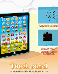 Early Education Touch Screen Tablet With 6 Games, Music, Words, Letters, Alphabet For Kids
